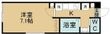 メゾンシュシュ桜ケ丘の間取図