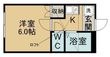 フリーダムヒル白鳥Ｂ棟の間取図