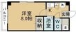 ピースフル太子堂(家具家電付)の間取図