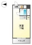 大阪市東淀川区東中島2丁目の間取図