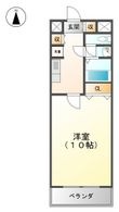 大阪市淀川区西中島2丁目の間取図