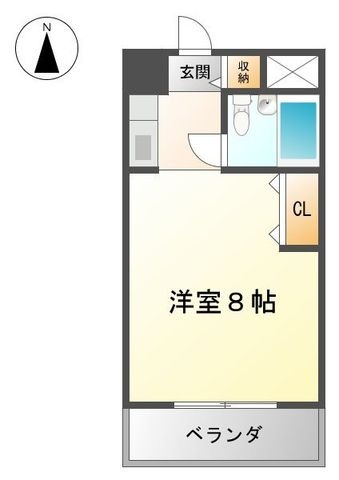 拡大写真:大阪市東淀川区柴島1丁目 301の間取り