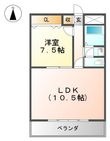 大阪市東淀川区東中島4丁目の間取図