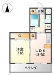 大阪市淀川区新北野1丁目の間取図