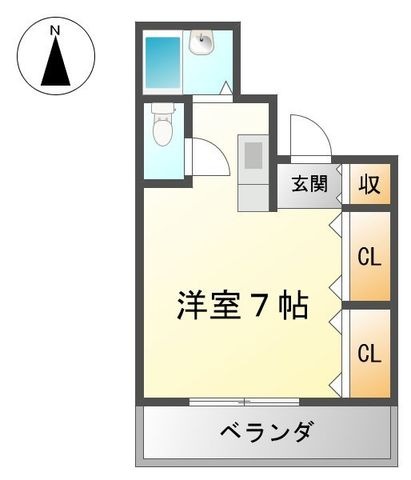 拡大写真:大阪市淀川区十三東2丁目 202の間取り