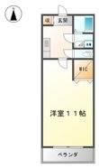 大阪市淀川区木川西1丁目の間取図