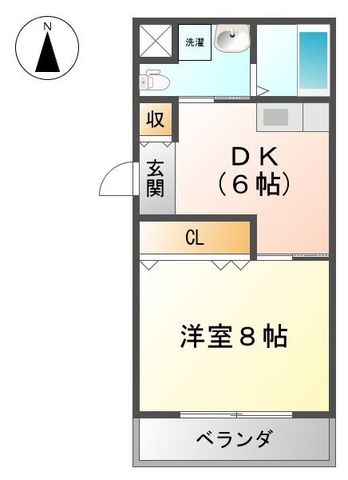 拡大写真:大阪市淀川区十三東1丁目 202の間取り