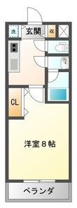 大阪市東淀川区東中島1丁目の間取図