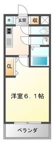 大阪市淀川区十三東1丁目の間取図