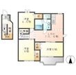 倉敷市茶屋町の間取図