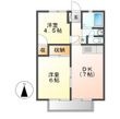 倉敷市中庄の間取図