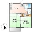 写真:倉敷市福井 2階202の間取図