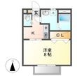 倉敷市鳥羽の間取図