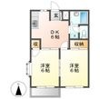 倉敷市中庄の間取図