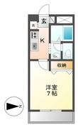 倉敷市上東の間取図