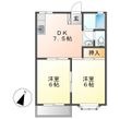 都窪郡早島町前潟の間取図