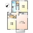 都窪郡早島町前潟の間取図