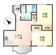 倉敷市茶屋町の間取図