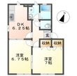 倉敷市上東の間取図