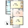 倉敷市茶屋町の間取図