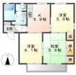 倉敷市田ノ上の間取図