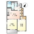 倉敷市上東の間取図