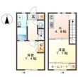 倉敷市酒津の間取図