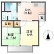 倉敷市中庄の間取図