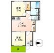 倉敷市中庄の間取図