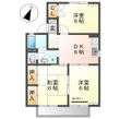 都窪郡早島町前潟の間取図