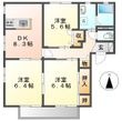 都窪郡早島町前潟の間取図