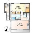 倉敷市中庄の間取図