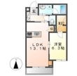 倉敷市中庄の間取図