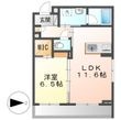 倉敷市茶屋町の間取図