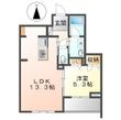 倉敷市茶屋町の間取図