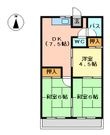 城山ハイツの間取図
