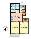 レジデンスブロッコリー　Ｂ棟の間取図