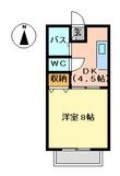 コーポＫ＆Ｓの間取図