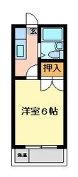 カレッジハウス２の間取図