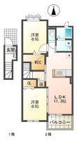 ナリッシュ ドゥの間取図
