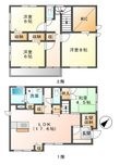 ハーモニータウン田辺様借家1の間取図
