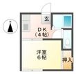 サニーライフ栗真 Dの間取図