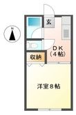 サニーライフ栗真 Eの間取図