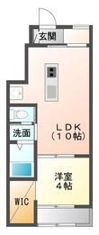 ユニヴァリィFの間取図