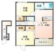 エクシード藤方 Aの間取図