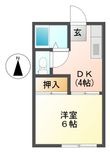 サニーライフ栗真 Aの間取図