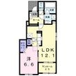 エトワール藤方 Ⅱの間取図