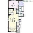 ラ フローナ Ⅰの間取図