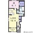 グランツ南新町 Bの間取図