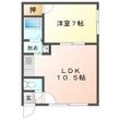 Ｍハイツ中島２の間取図